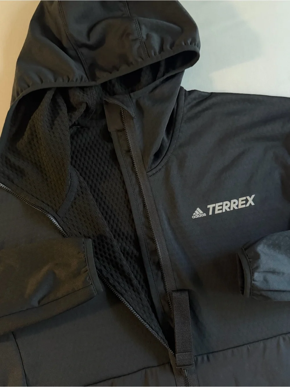 Adidas Terrex Jacket Men M SLIM Honeycomb Fleece Lined